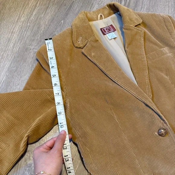 Vintage Japanese Velvet Blazer-size 8 - Picture 10 of 10